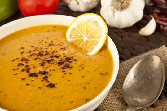 Soupe au citron à la Grecque
