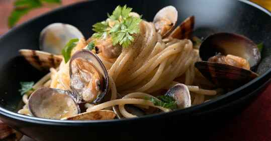 Ragoût de spaghettis aux palourdes