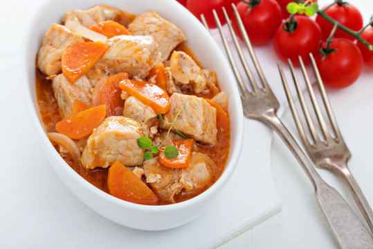 Ragoût de porc aux carottes