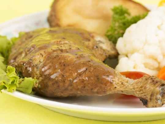 Poulet fumé