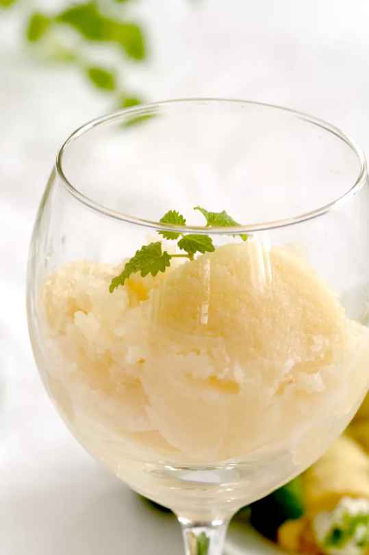 Sorbet à la menthe