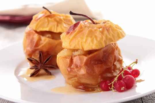 Pommes au four sauce à l'orange