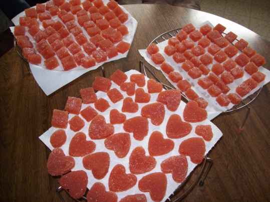 Pâte de fruits aux pommes et coing