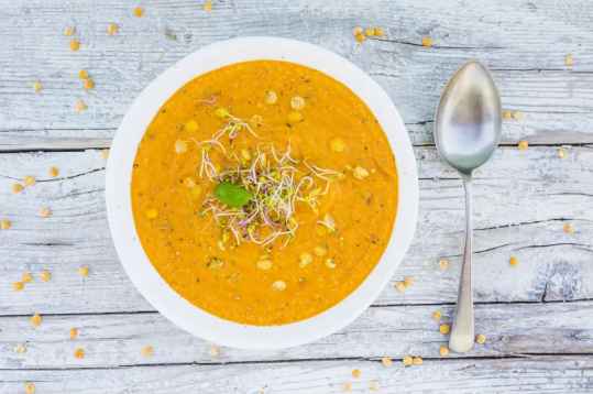 Velouté de lentilles corail