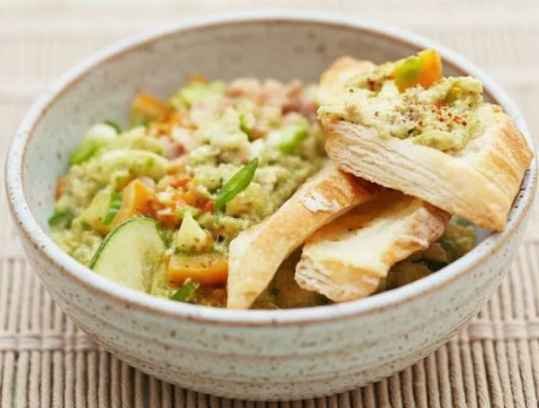 Tartines thon et guacamole faciles