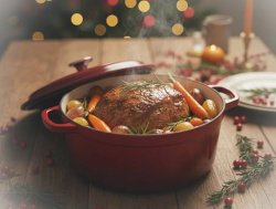 Rôti de Veau en Cocotte pour Noël : Recette Facile et Moelleuse