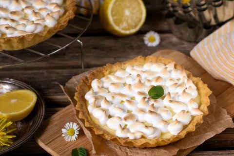 Tarte meringuée au citron