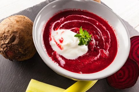 Velouté froid de betteraves au Companion