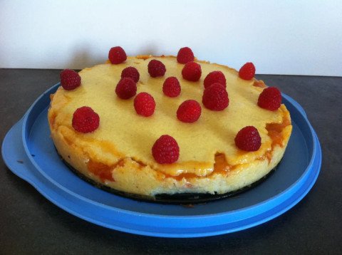 Gâteau de semoule aux abricots