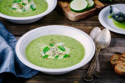 Soupe de poireaux et autres légumes