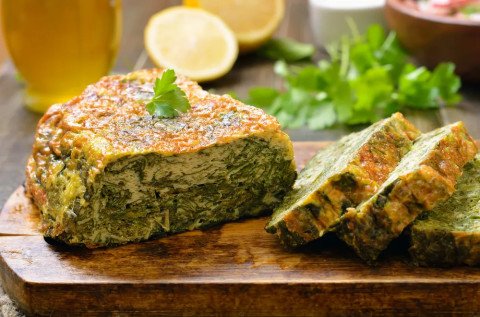 Cake aux épinards et chèvre frais
