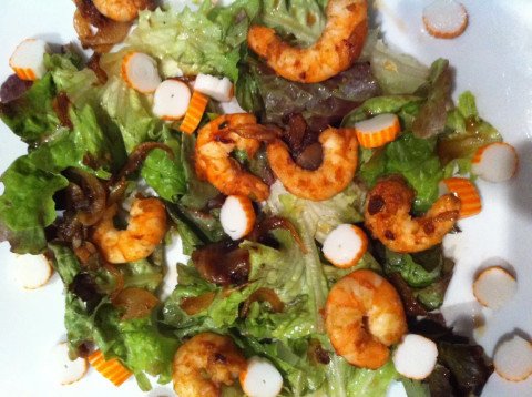 Salade de crevettes