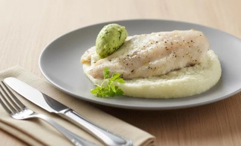 Turbot au beurre d’algue