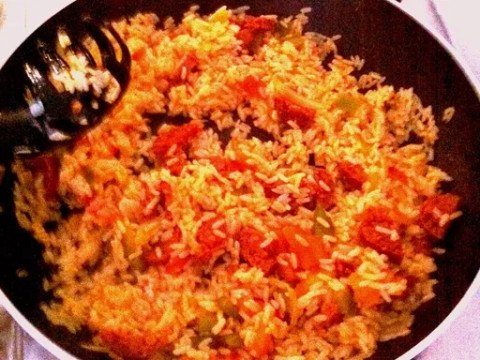 Riz Gastoucha au chorizo