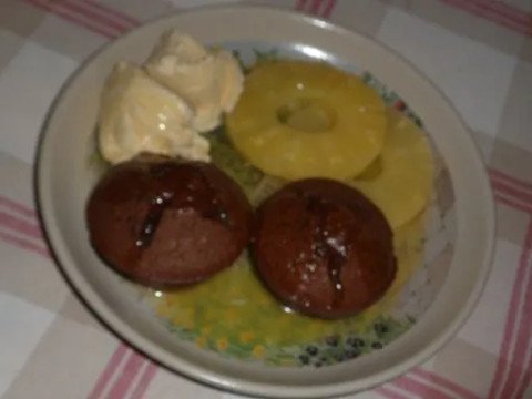 Fondants au chocolat sauce caramel au beurre salé