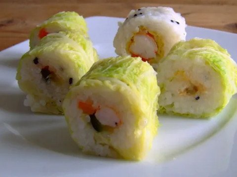 Sushis-chou crevettes paprika