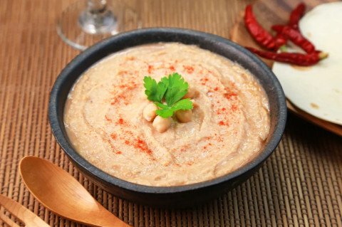 Houmous au curry