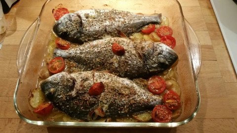 Dorade facile au four