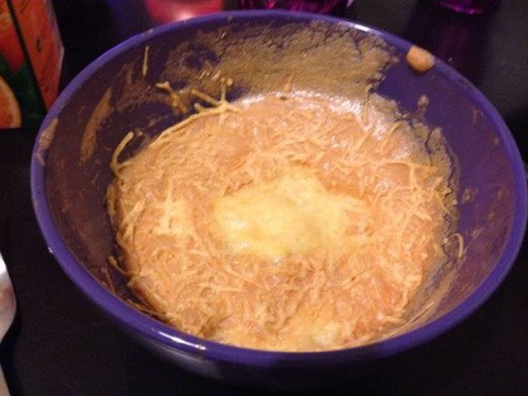 Oeuf soufflé au gruyère