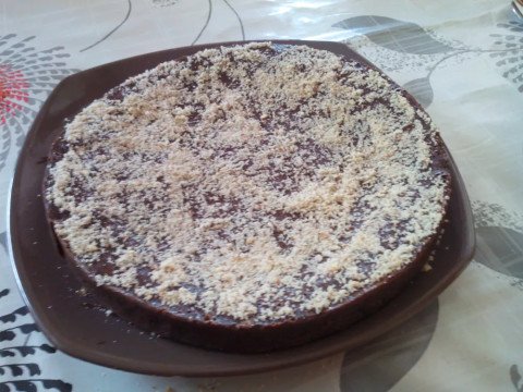 Gâteau au chocolat, amandes et noisettes