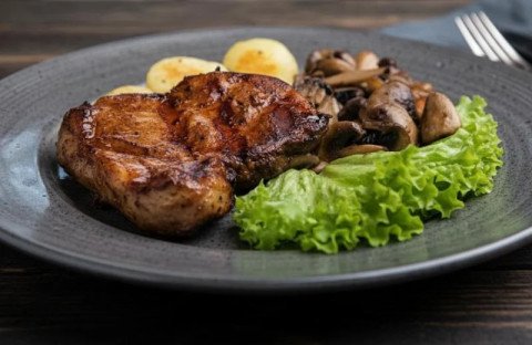 Chapon laqué au miel