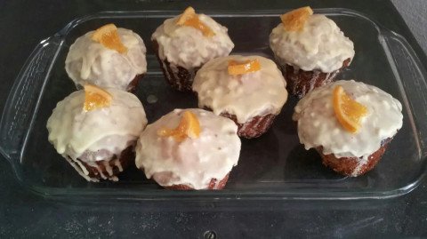 Gâteau glacé à l'orange