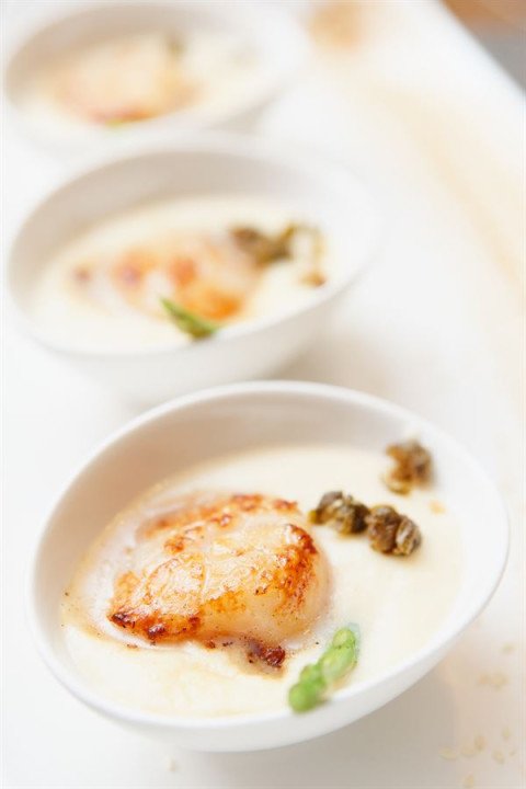 Mousse de pétoncles