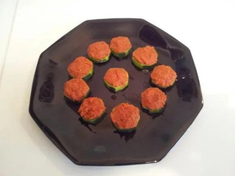 Canapés de courgettes