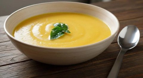 Soupe de courge spaghetti