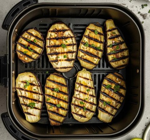 Aubergine grillée au Airfryer