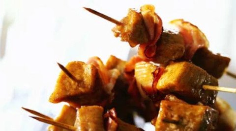 Brochettes à l'aigre-douce