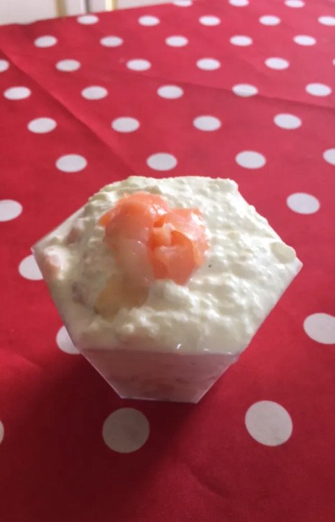 Verrine concombre-saumon de Karine