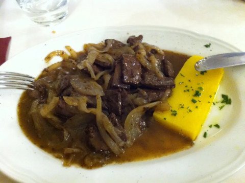 Foie de veau vénitienne