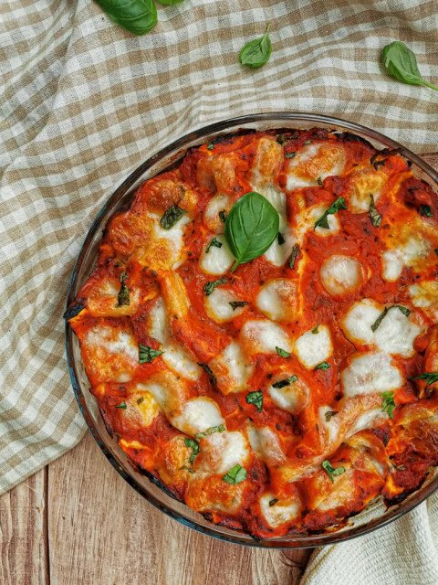 Lasagnes boeuf hâché, poivrons & carottes