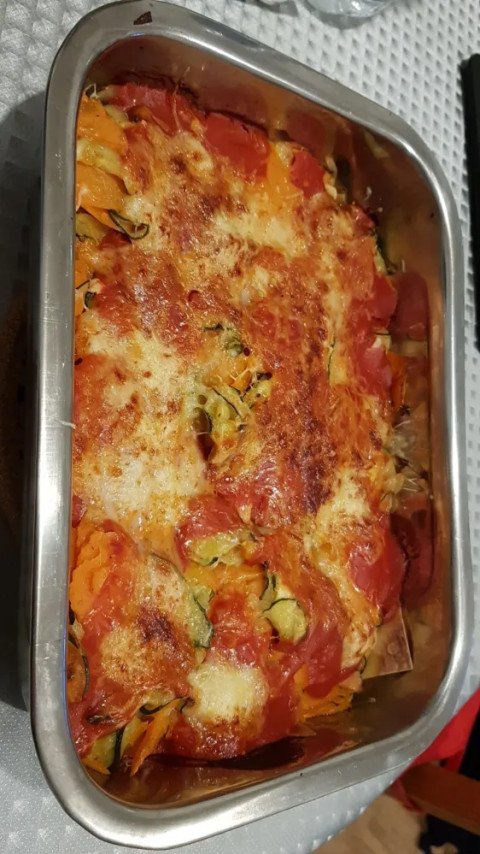 Lasagnes patates douces et courgette