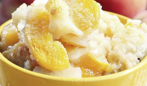 Crumble de nectarines au nougat express