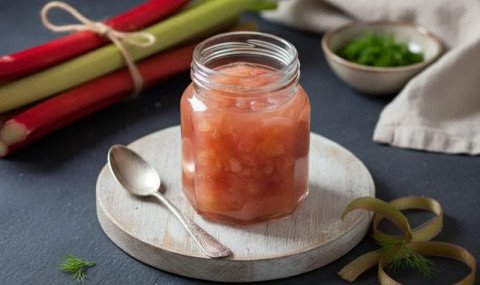 Confiture de rhubarbe