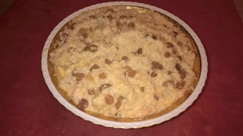 Riz au lait pommes raisins cannelle