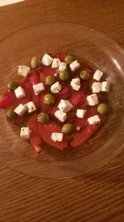 Poivrons marinés à la Feta