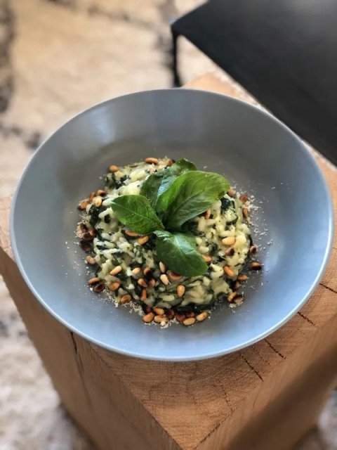 Risotto aux épinards de Juliette Delacroix