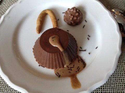 Craquant de chocolat, spéculoos et mousse au chocolat