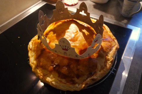 Galette des rois au chocolat rapide