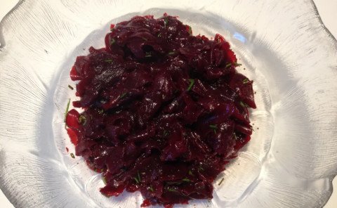 Salade de betterave à la coriandre fraîche