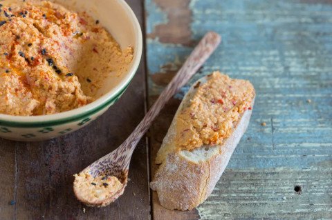 Houmous aux poivrons grillés