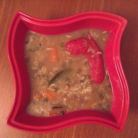 Mokh chorba (soupe aux haricots mungo, ouzbékistan)