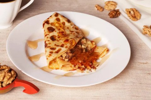 Crêpes sucrées au miel