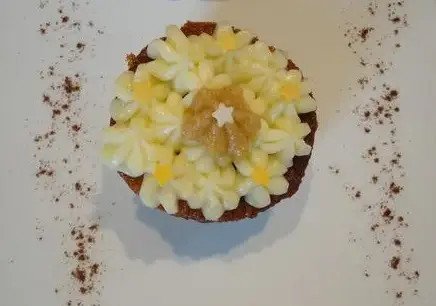 Cupcakes pommes caramélisées et chocolat