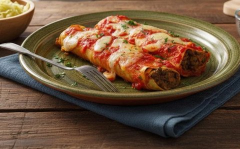 Cannelloni à la bolognaise de lentilles