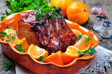 Filet de marcassin à l'orange