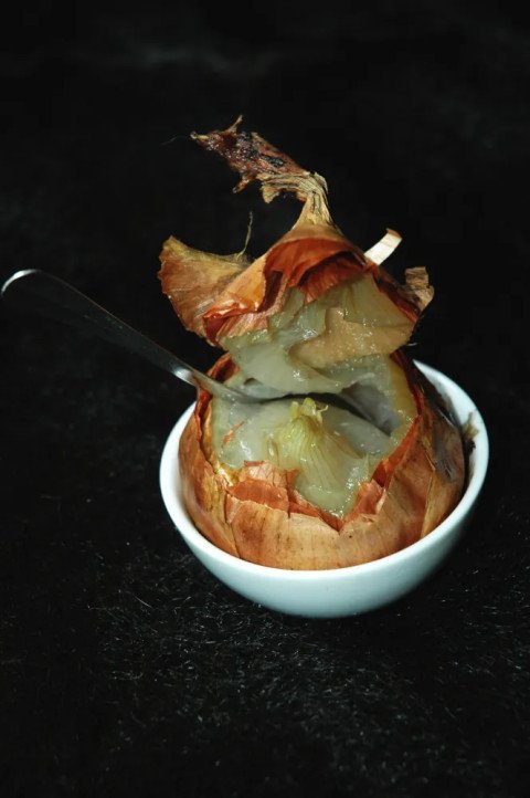 Oignons de Roscoff à la coque